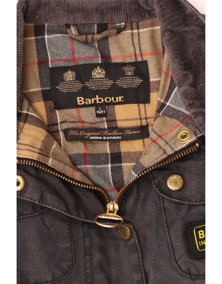 Barbour Girls Utility Jacket 10-11 ans Grand Noir