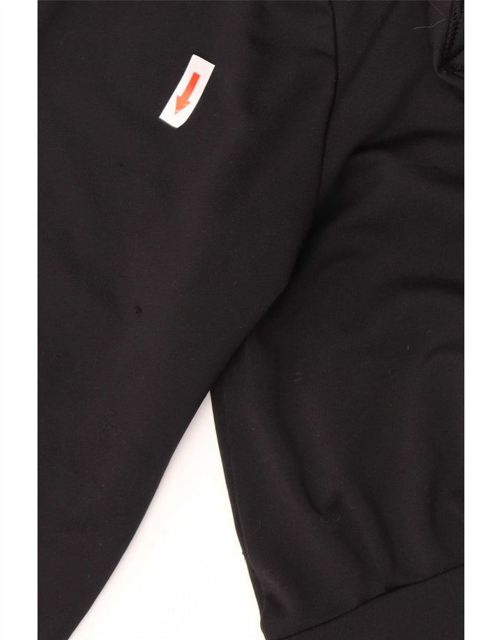 Adidas Femmes Clima 365 Survêtement Top Veste UK 14 Moyen Noir Polyester