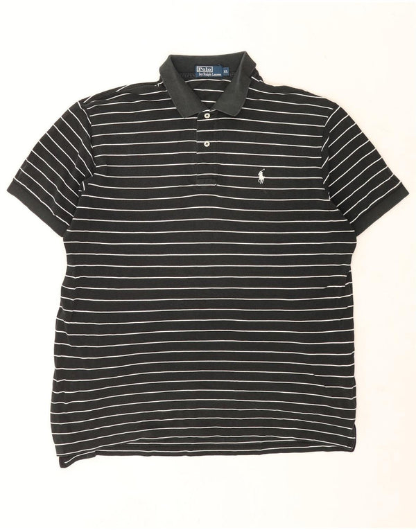 Polo Ralph Lauren Polo Homme XL Coton Rayé Noir