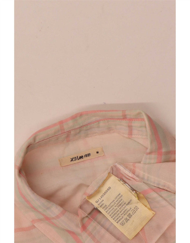 Lee Chemise Femme UK 44 Coton Rose Moyen à Carreaux