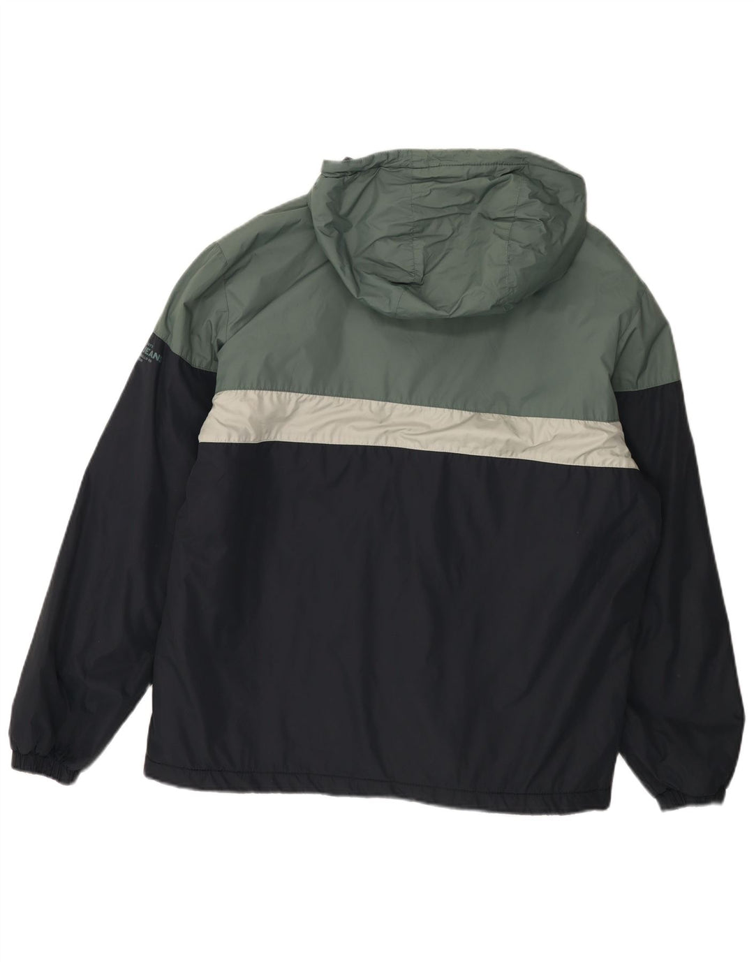 PEPE JEANS Veste coupe-vent à capuche pour homme UK 42 XL Bleu marine Colourblock