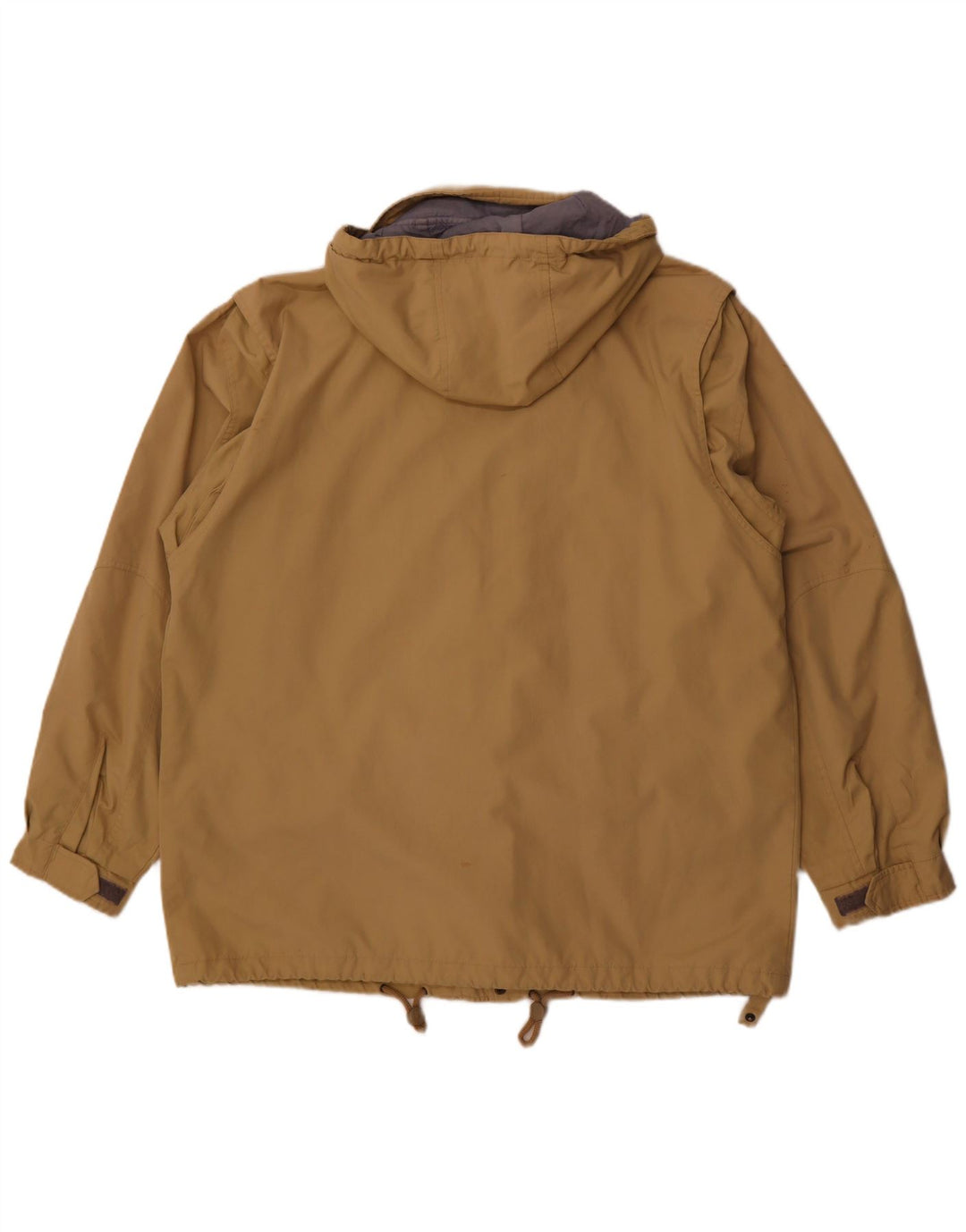Fila Veste coupe-vent à capuche pour homme IT 52 XL Beige Polyester