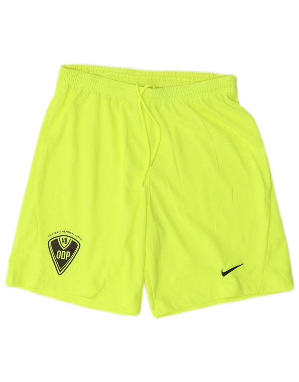 Short de sport Nike pour hommes, petit, vert, polyester