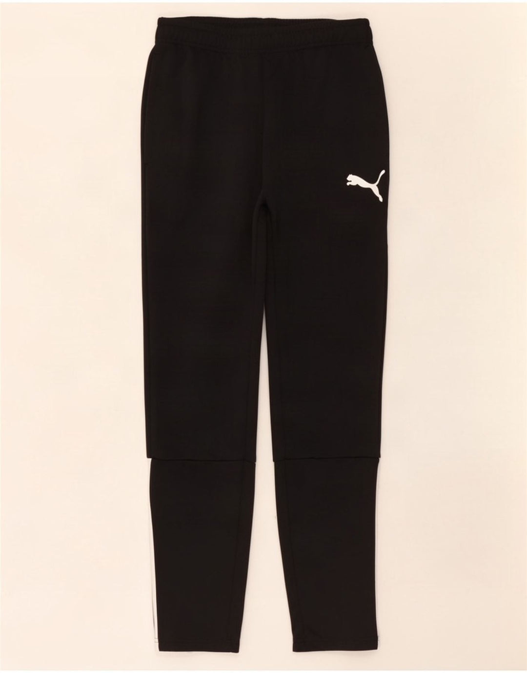 Puma Pantalon de Survêtement Homme Noir Moyen Polyester Colorblock