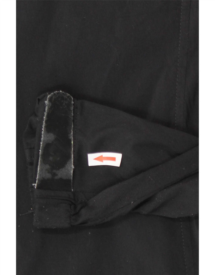 Blauer Veste de pluie pour femme UK 14 Large Noir Polyamide