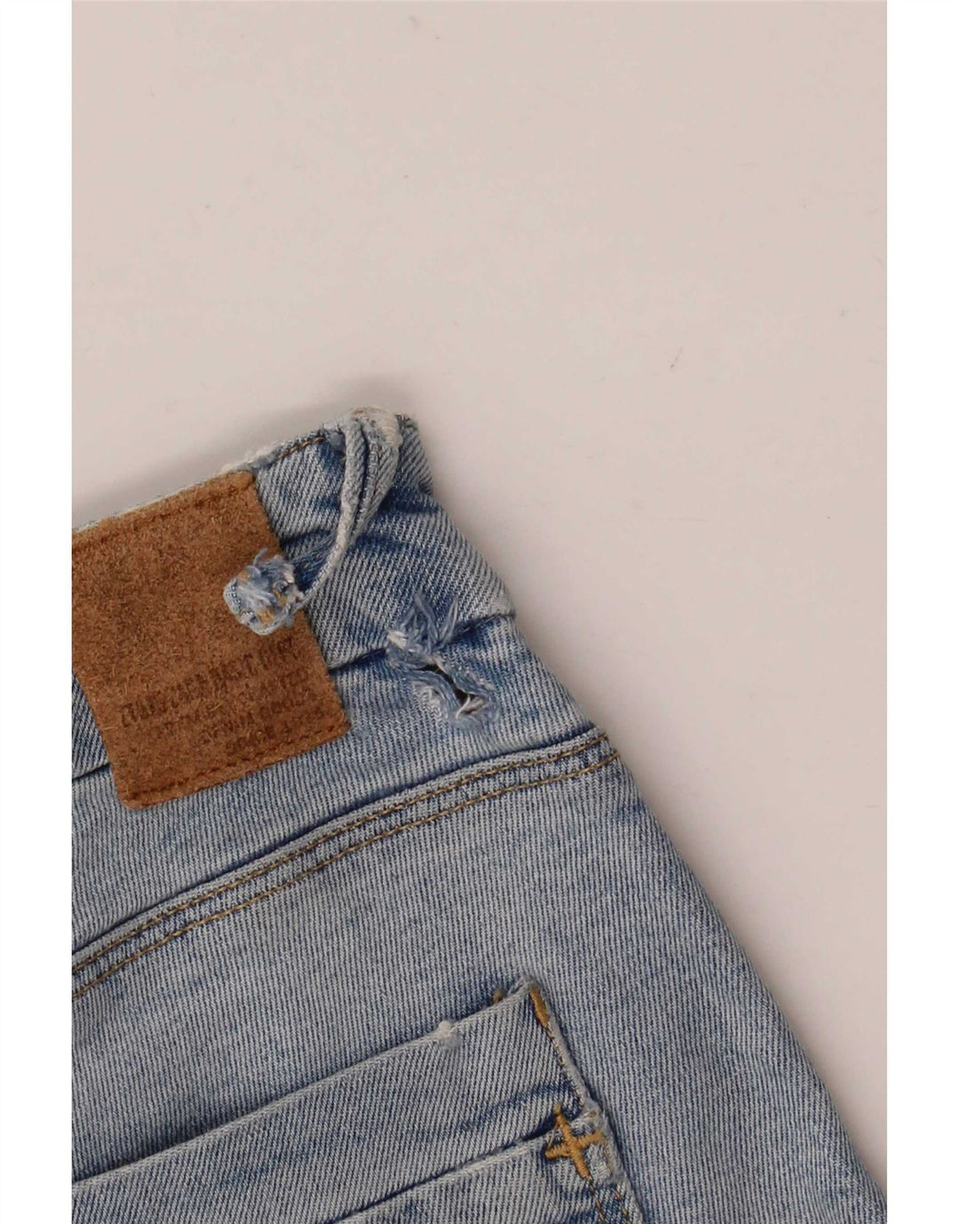 Zara Jean slim effet vieilli pour femme EU 38 Small W28 L28 Bleu