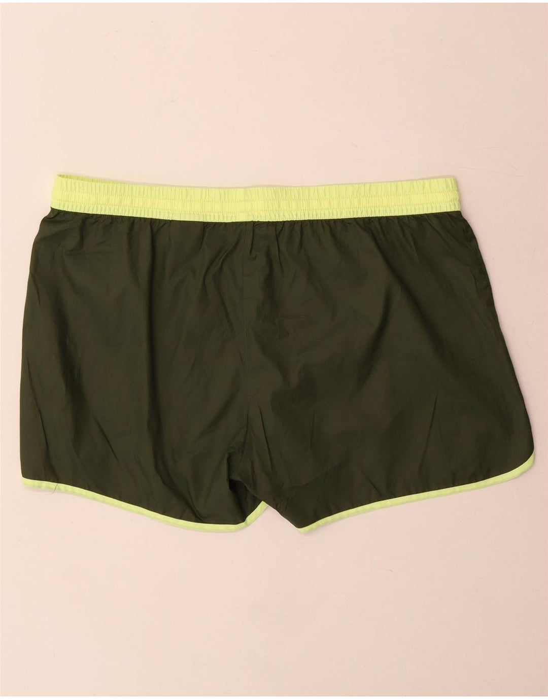 Reebok Short de sport pour femme UK 16 Large Kaki Polyester