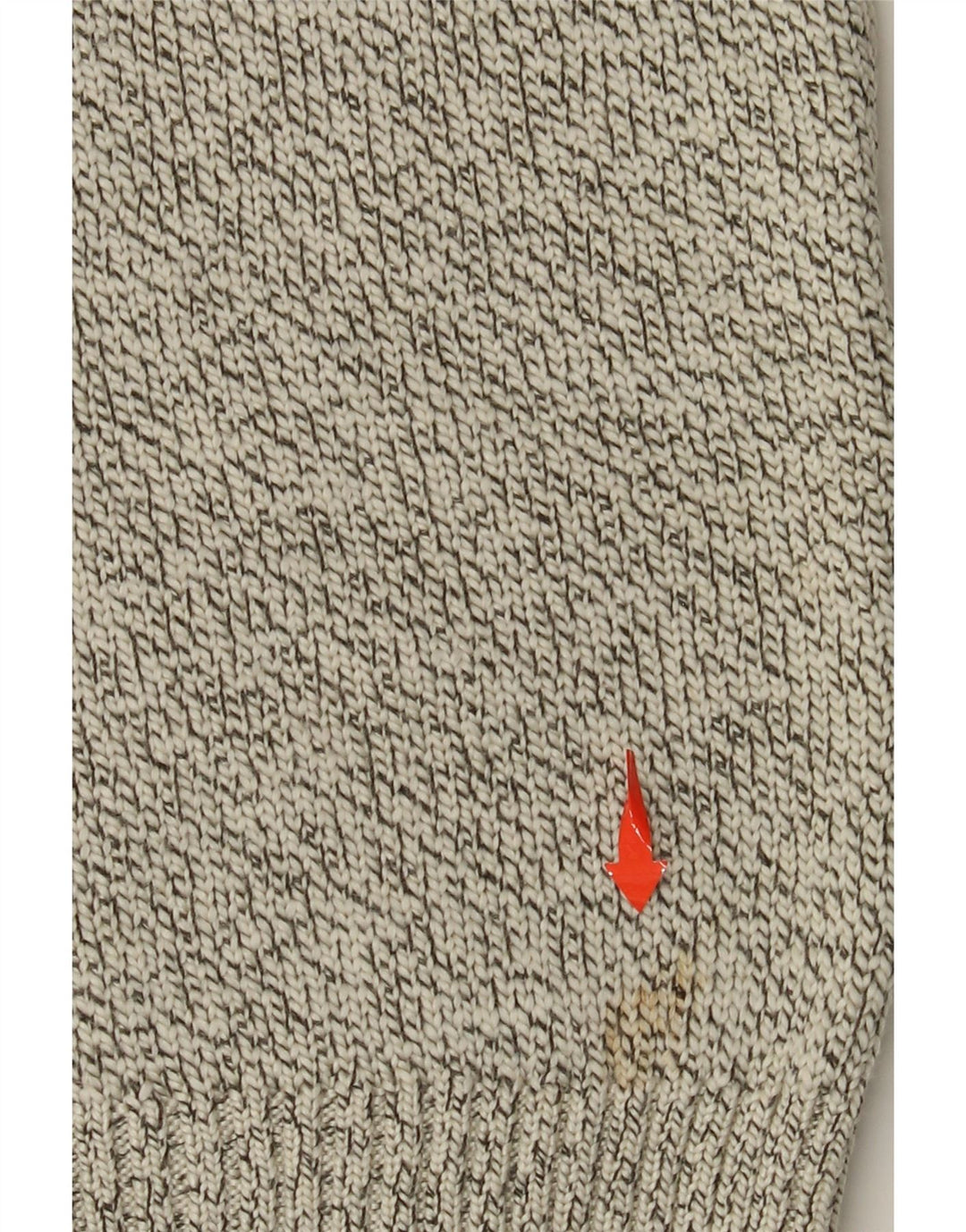 SUPERDRY Pull ras du cou pour homme en acrylique moucheté beige grand