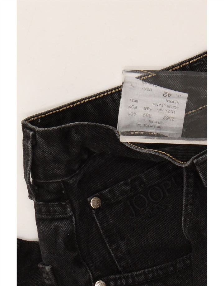 JOOP Jean fuselé pour femme UK 12 Medium W30 L31 Noir Coton