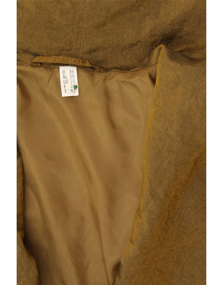 imperméable surdimensionné femme vintage UK 10 Petit Or