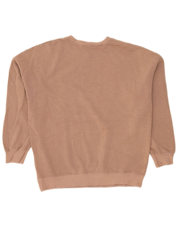 MINT VELVET Sweat-shirt à motif abstrait pour femme UK 10 Petit Beige