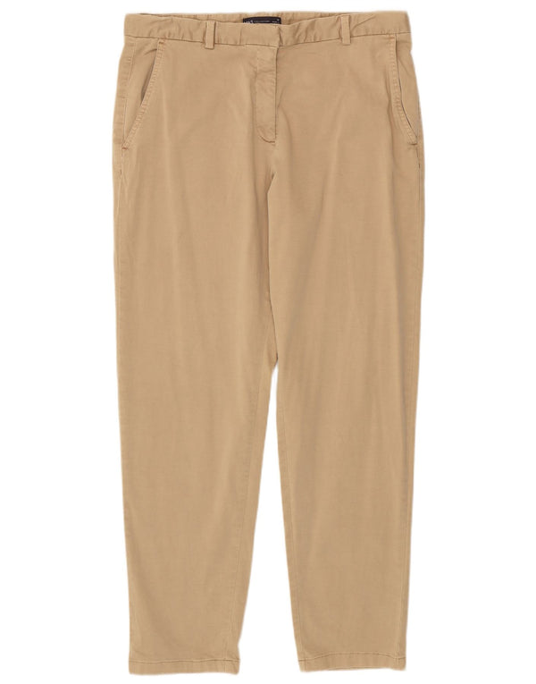 Marks & Spencer Pantalon chino slim pour femme UK 14 Large W34 L29 Coton beige