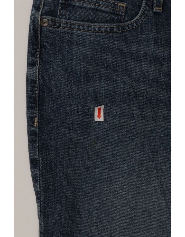 EDDIE BAUER Jean bootcut légèrement courbé pour femme US 8 Medium W32 L34 Bleu