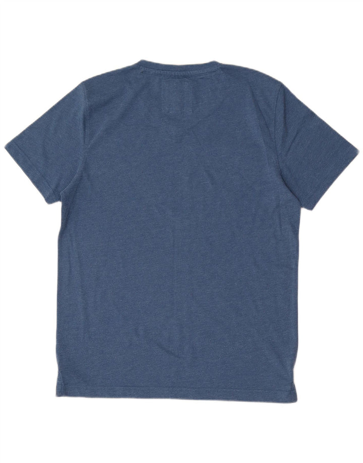 CREW CLOTHING T-Shirt Homme Bleu Moyen Coton
