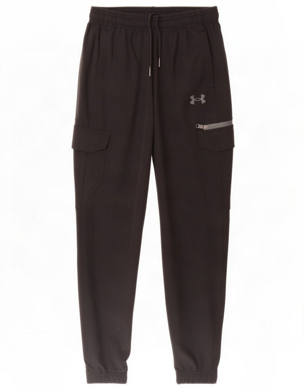 Under Armour Pantalon de survêtement cargo pour garçons 9-10 ans Noir moyen