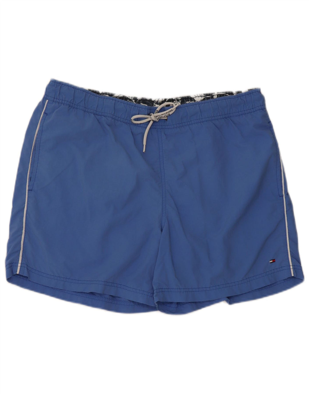 Tommy Hilfiger Short de Bain Graphique Homme Nylon Bleu Moyen