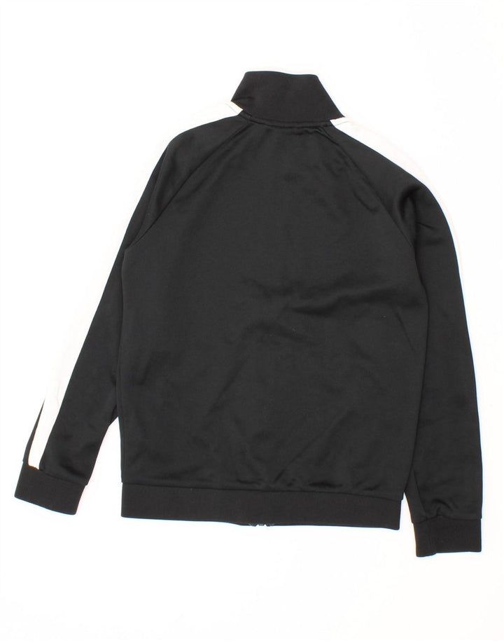 PUMA Boys Graphic Tracksuit Top Jacket 11-12 Years Black Colourblock Vintage Puma and Second-Hand Puma from Messina Hembry 