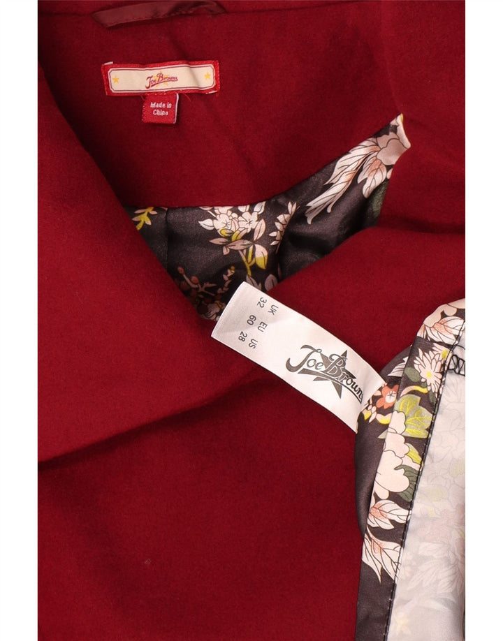 Joe Browns Manteau surdimensionné pour femme UK 22 3XL Rouge Polyester