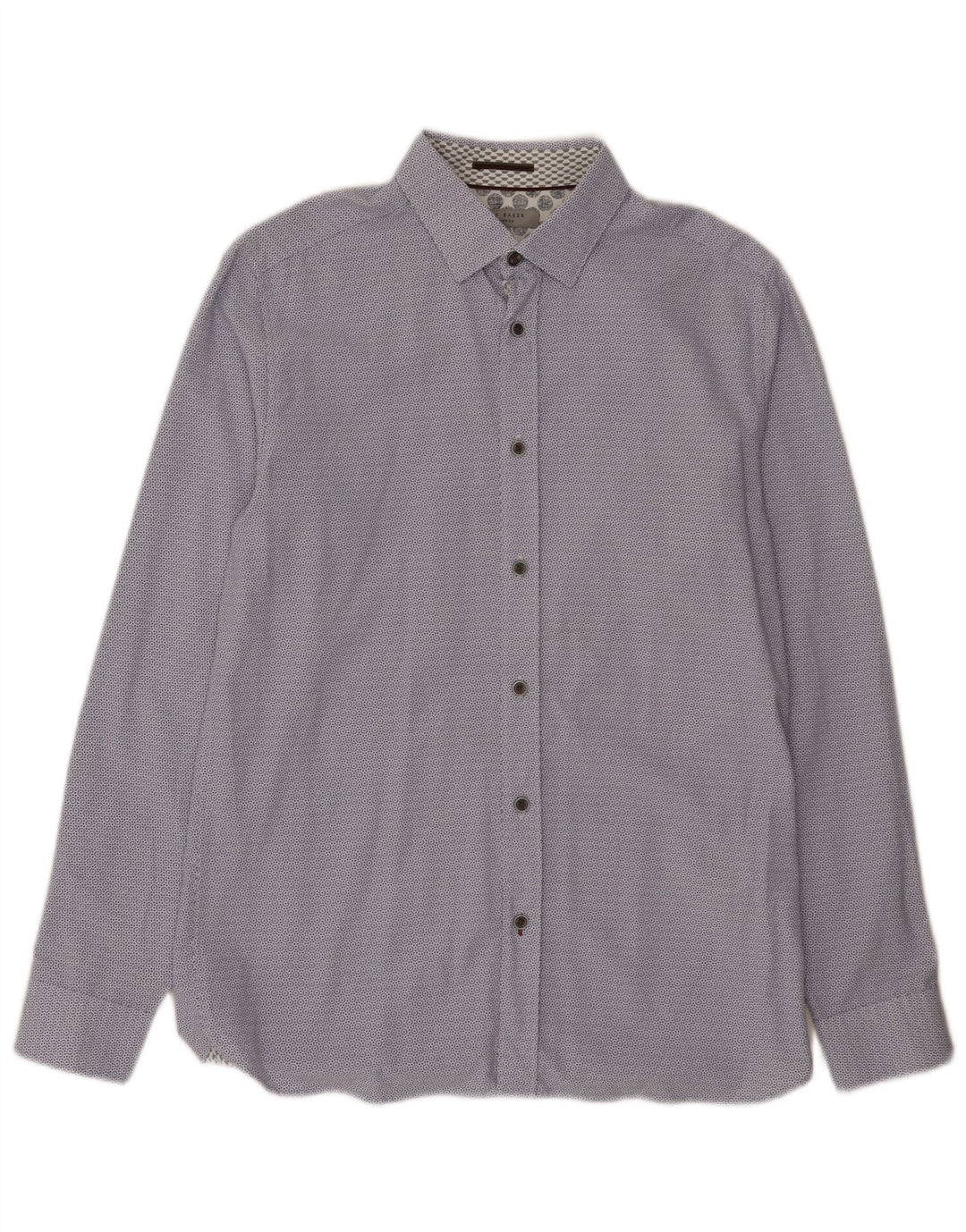 Ted Baker Chemise Homme Taille 3 Bleu Moyen Floral Modal