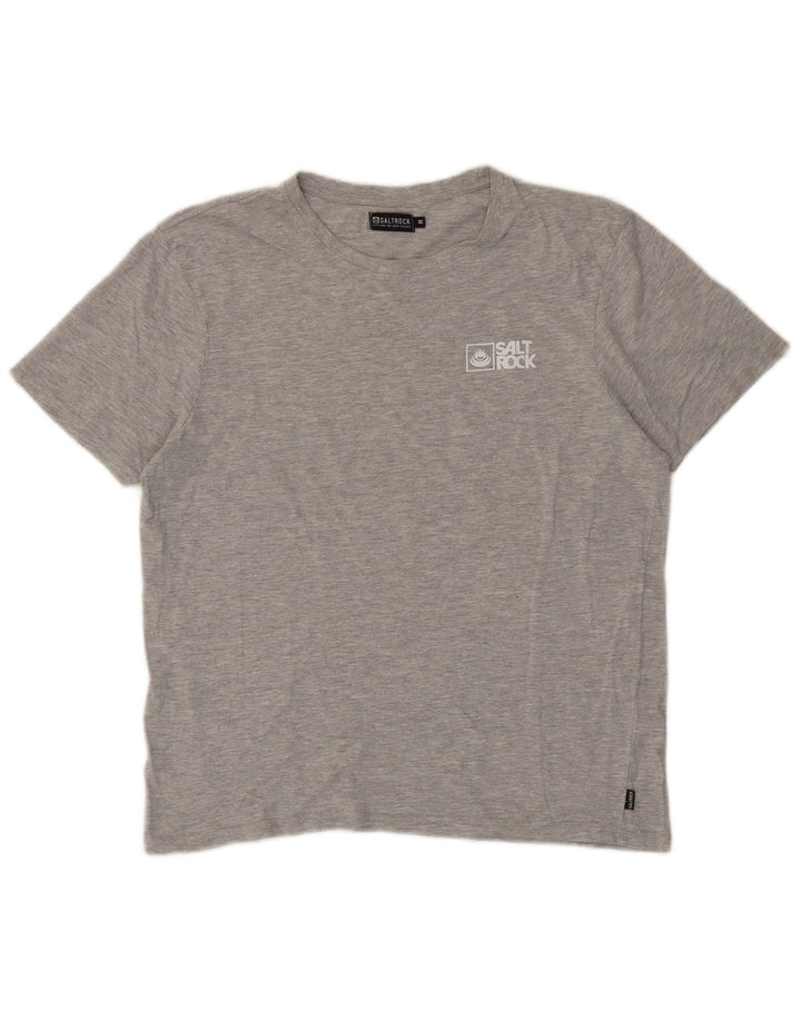 Saltrock T-Shirt Homme Gris Moyen Coton