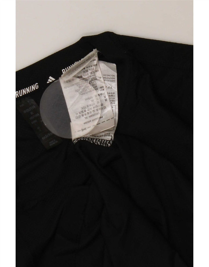 Adidas Hommes Running T-Shirt Haut Grand Noir Polyester