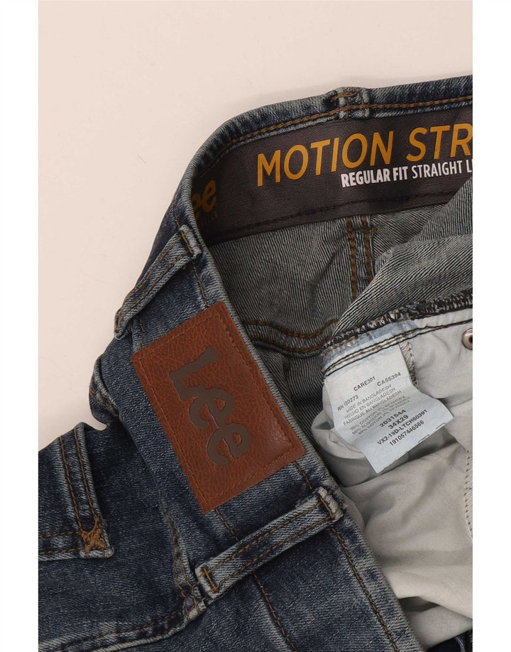 Lee Jean droit coupe droite W34 L29 homme bleu coton
