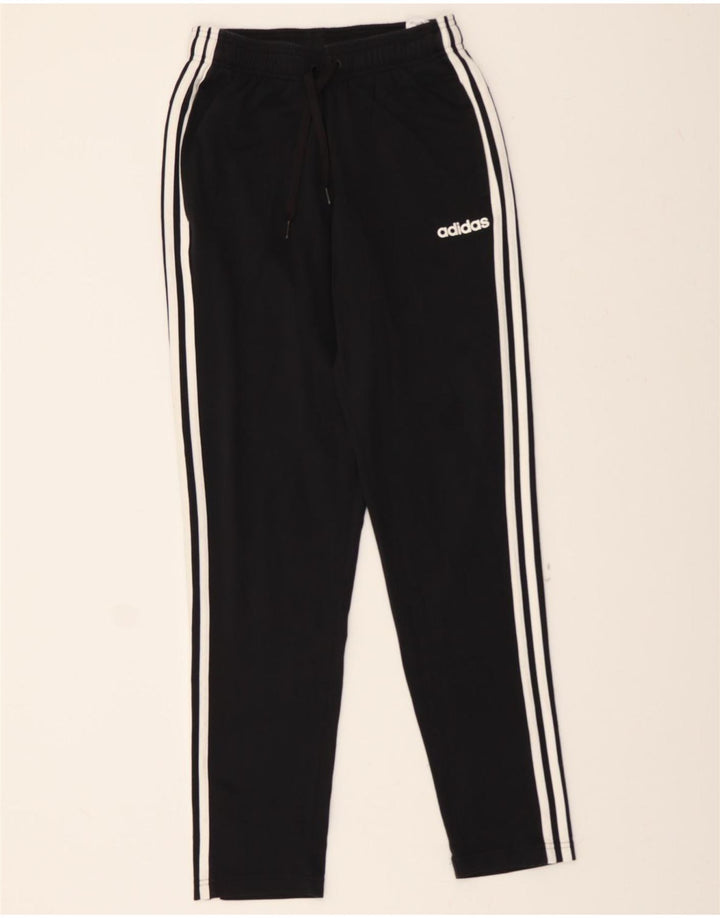 ADIDAS Mens Tracksuit Trousers Small  Black Cotton Vintage Adidas and Second-Hand Adidas from Messina Hembry 