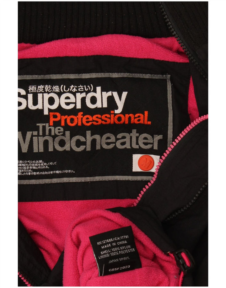 Superdry Veste coupe-vent The Windcheater pour femme UK 14 Medium Noir