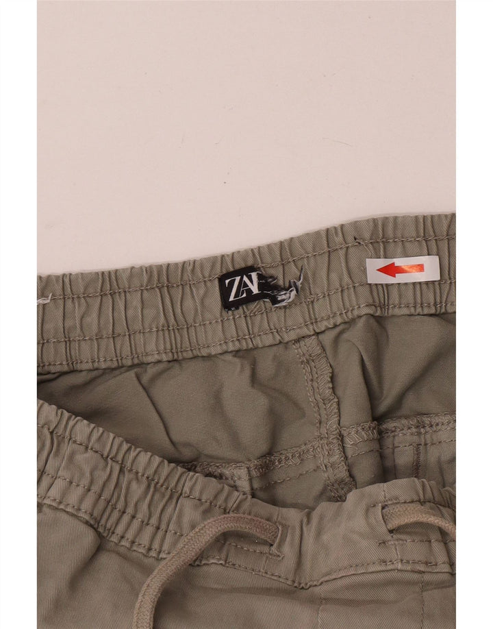 Zara Pantalon Cargo Joggers Homme W30 L27 Gris Coton