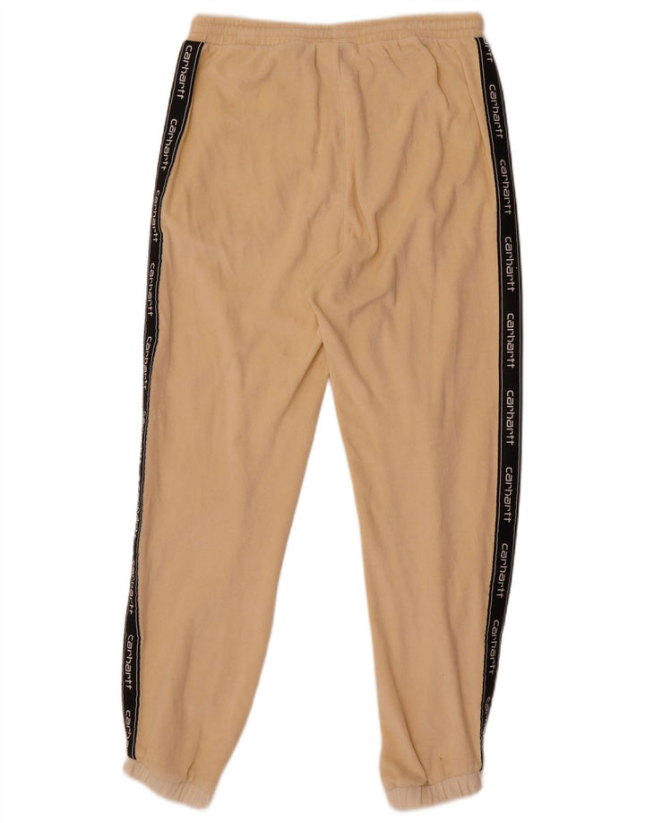 Carhartt Pantalon de Survêtement Graphique Joggers Small Blanc Cassé Homme