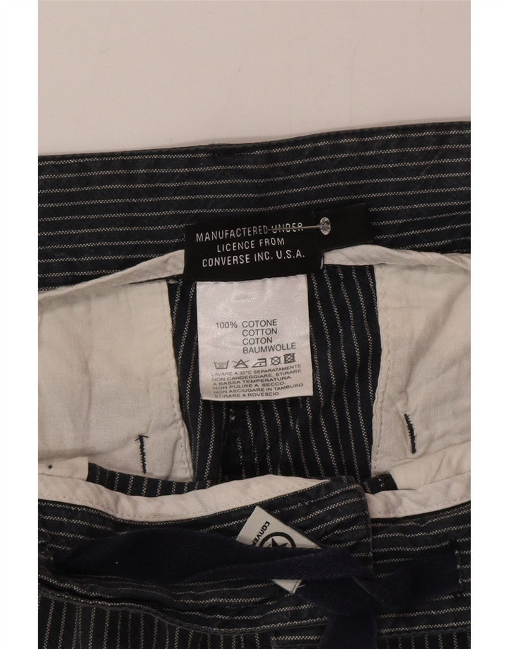 Converse Short Chino Homme Medium W32 Gris Rayé Coton