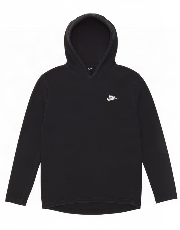 Nike Haut à capuche à manches longues en coton noir moyen pour homme