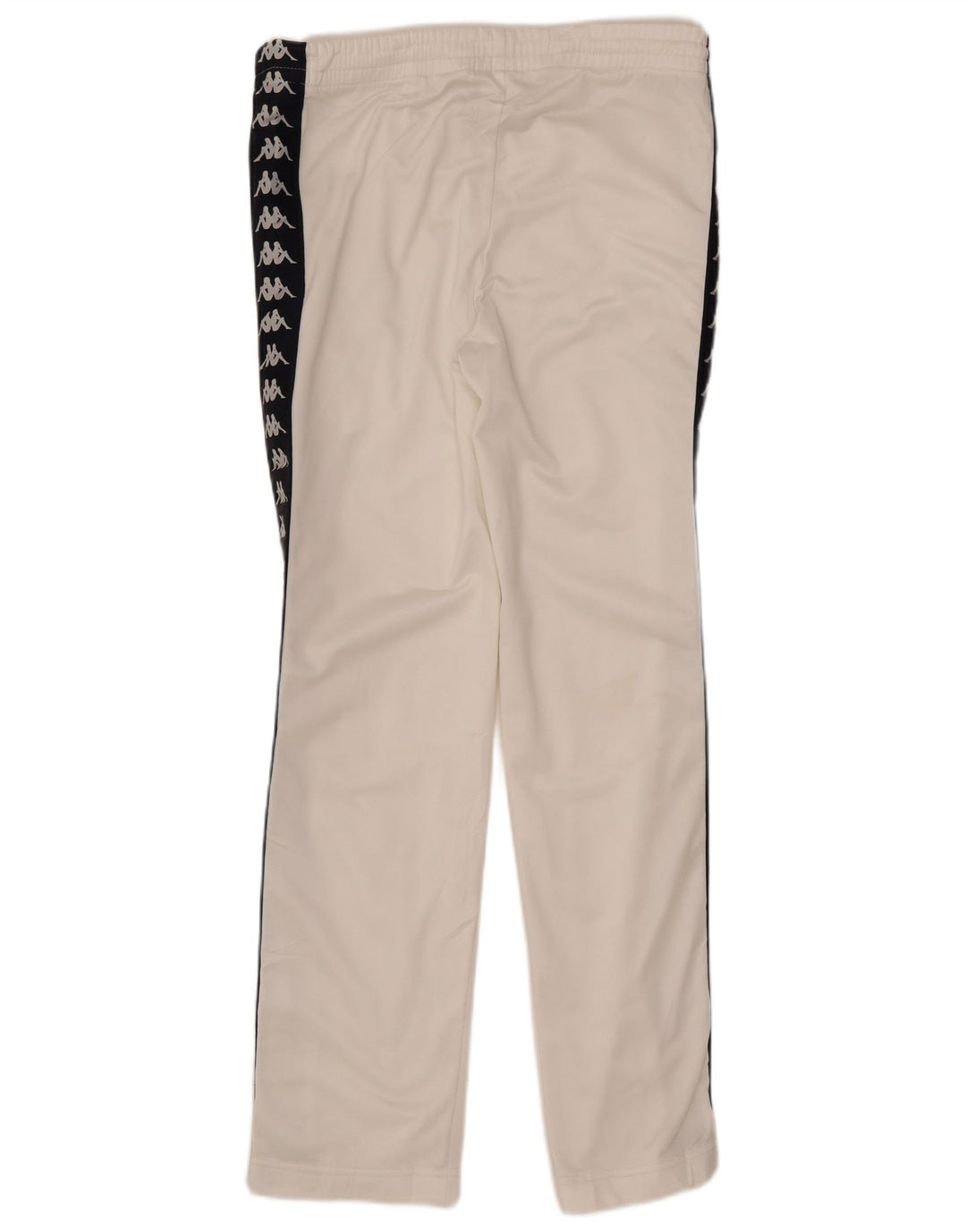 Kappa Pantalon de Survêtement Graphique Homme Petit Blanc Polyester Colorblock