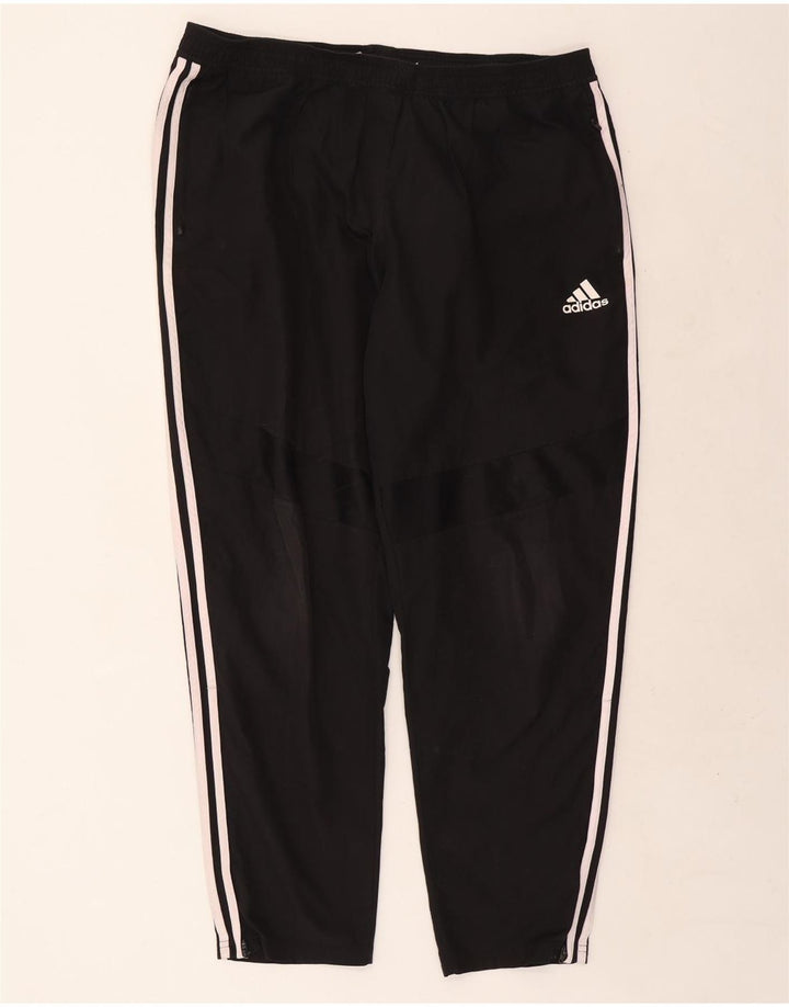 Adidas Pantalon de survêtement Climalite pour homme 2XL Noir Polyester