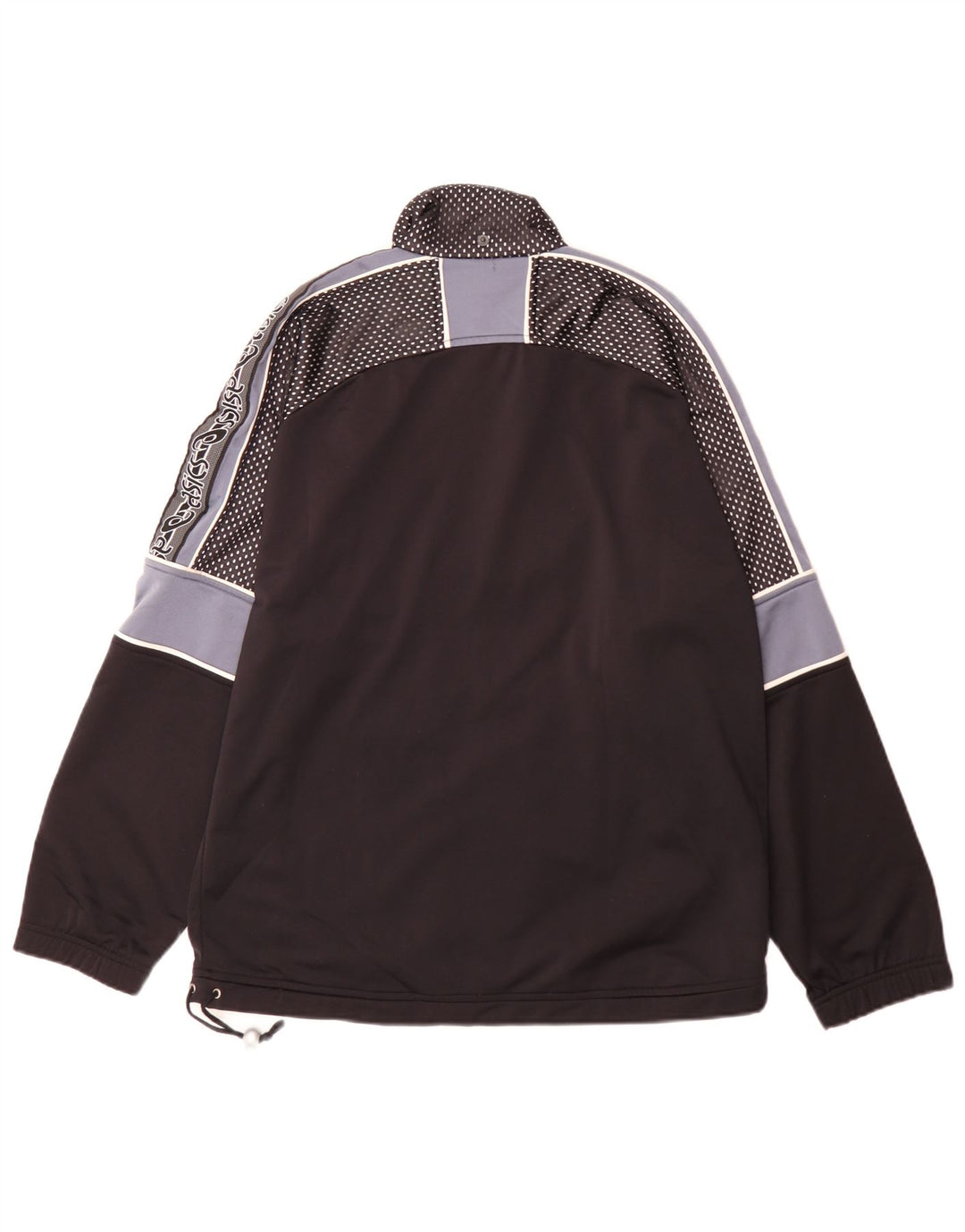 Asics Veste de Survêtement Graphique Homme Noir Moyen Polyester Colorblock