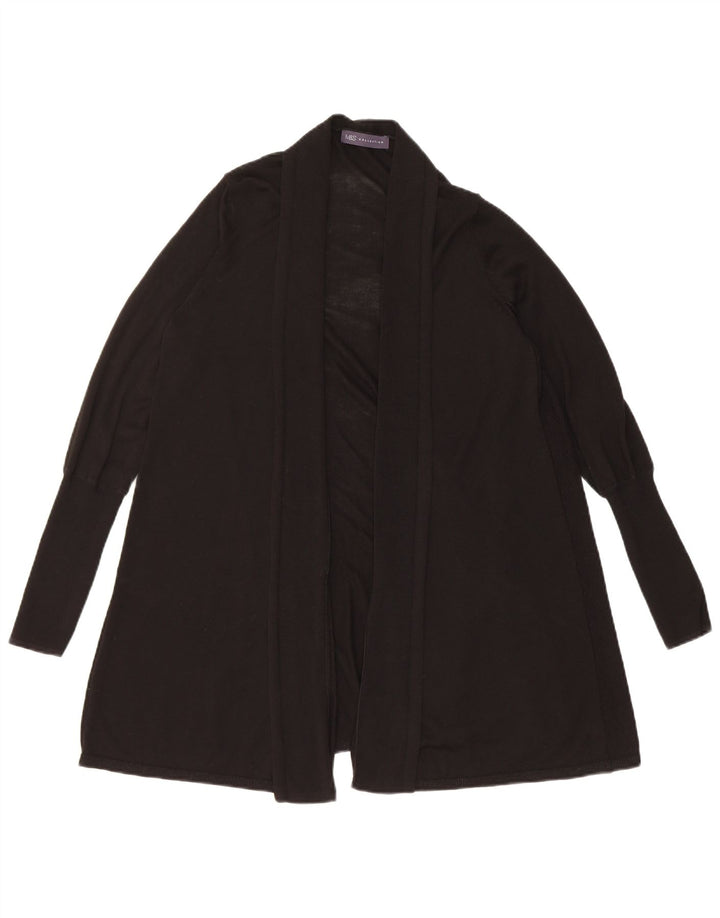 Marks & Spencer Pull cardigan ouvert long pour femme UK 12 Noir moyen