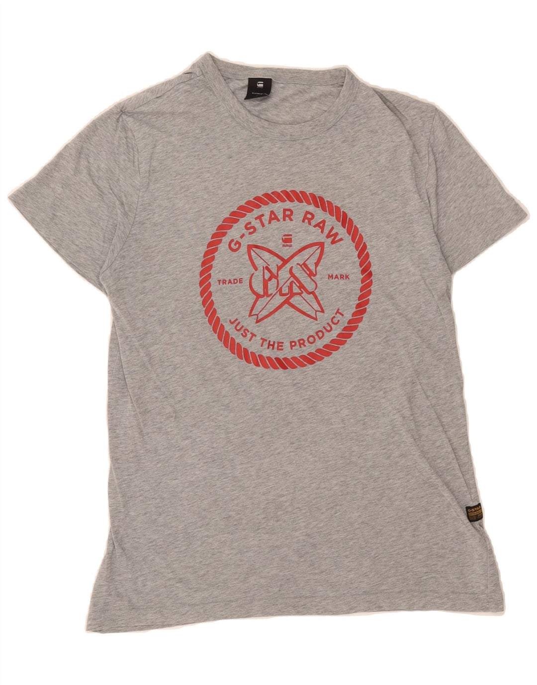 G-STAR Mens Graphic T-Shirt Top Medium Grey Cotton Vintage G-Star and Second-Hand G-Star from Messina Hembry 