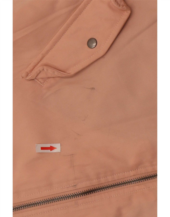 Vans Manteau coupe-vent pour femme UK 10 Petit polyester rose colour block