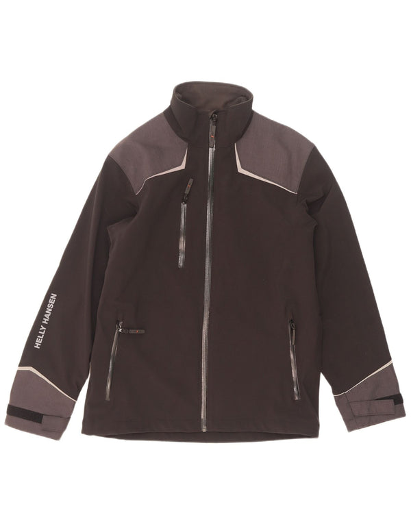 Helly Hansen Veste coupe-vent pour homme UK 36 Small Noir Colourblock