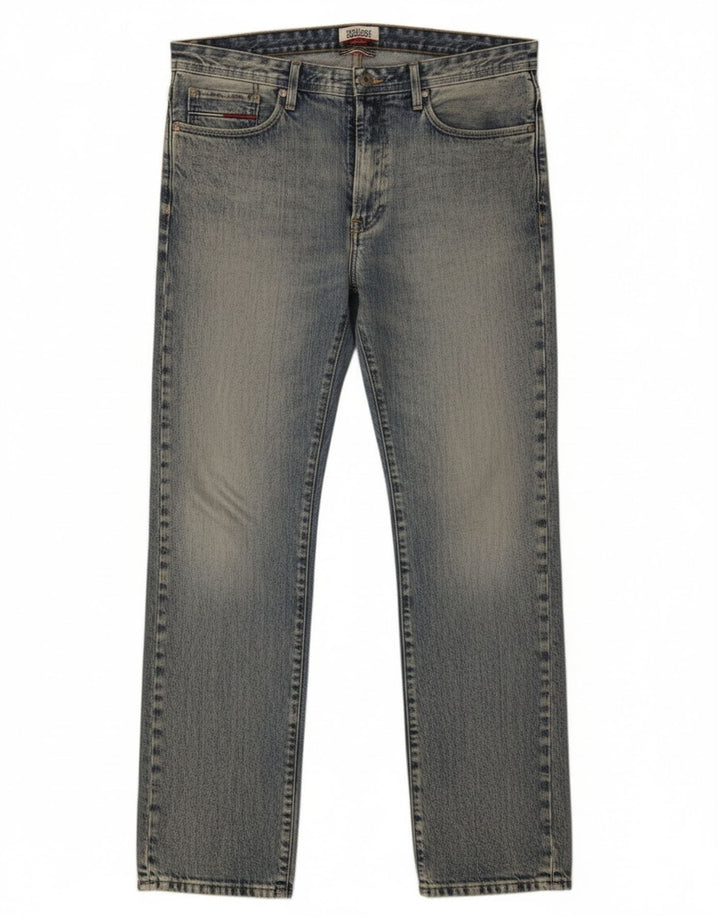 Tommy Hilfiger Jean droit homme W34 L34 bleu