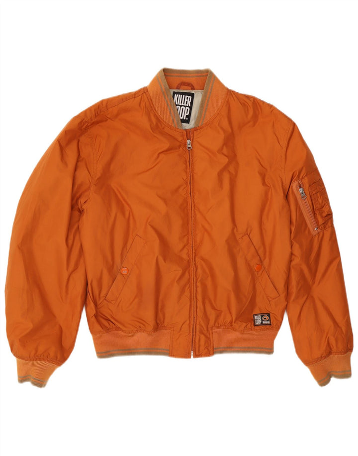 Killer Loop Veste Bomber Homme UK 40 Large Orange Polyamide