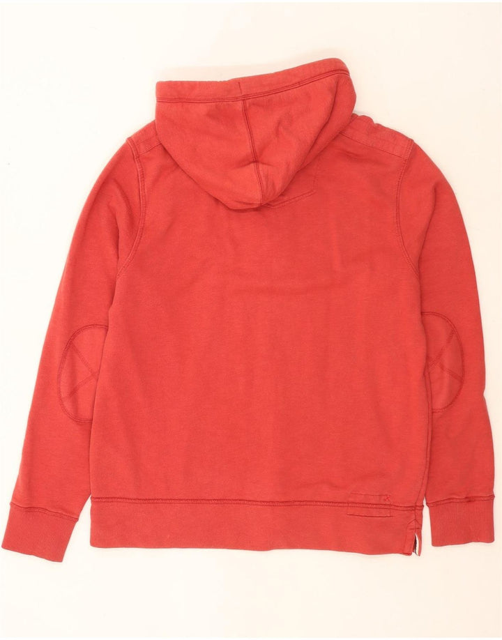 Fat Face Pull à Capuche Boutonné Homme Rouge Moyen Coton