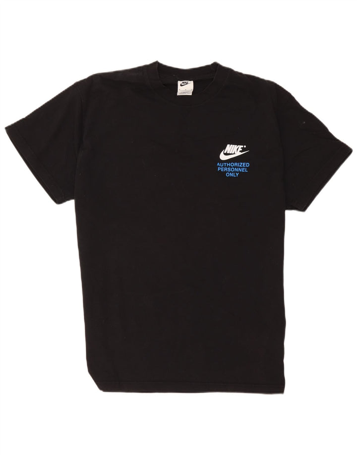 Nike T-shirt graphique pour homme en coton noir moyen