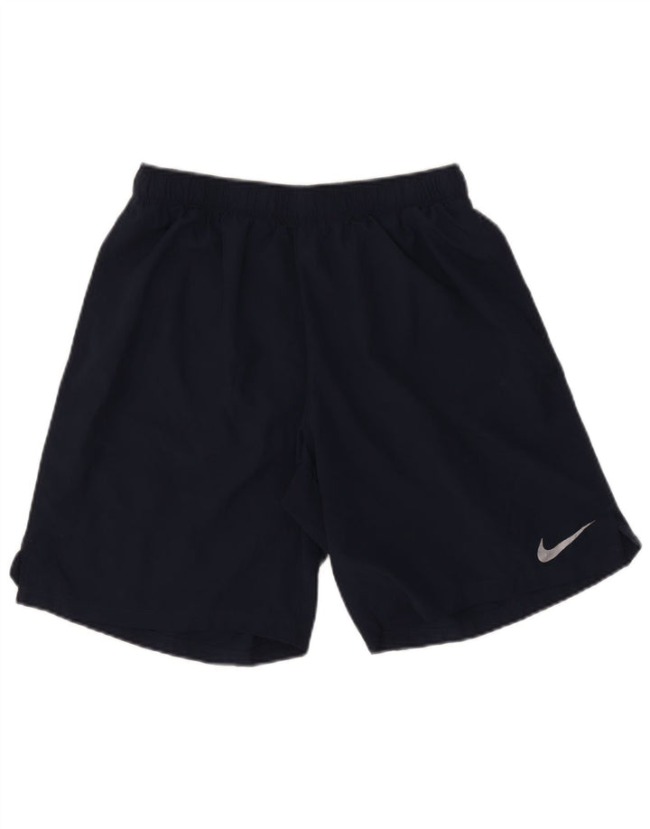 Nike Short de sport Dri Fit pour homme XL Bleu marine Polyester