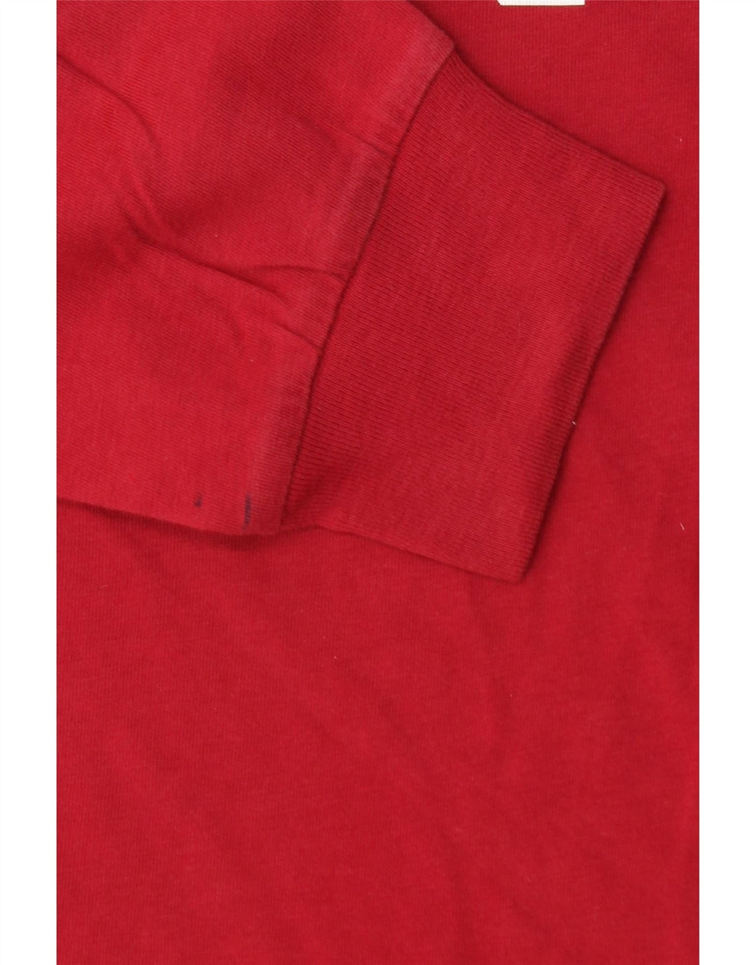 VANS Haut graphique à manches longues pour homme Coupe classique Petit coton rouge