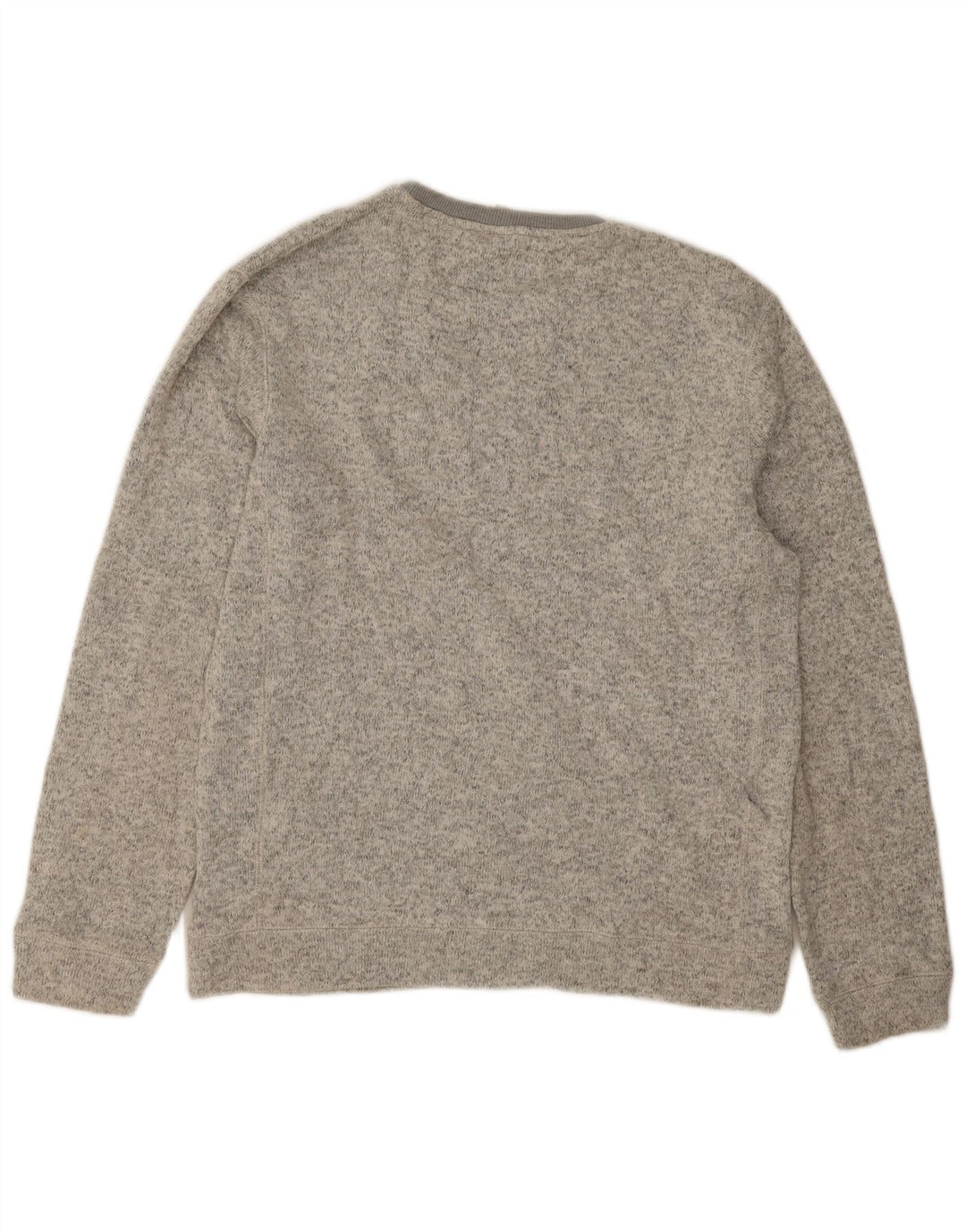 Quiksilver Sweat Homme Pull Large Gris Moucheté Polyester