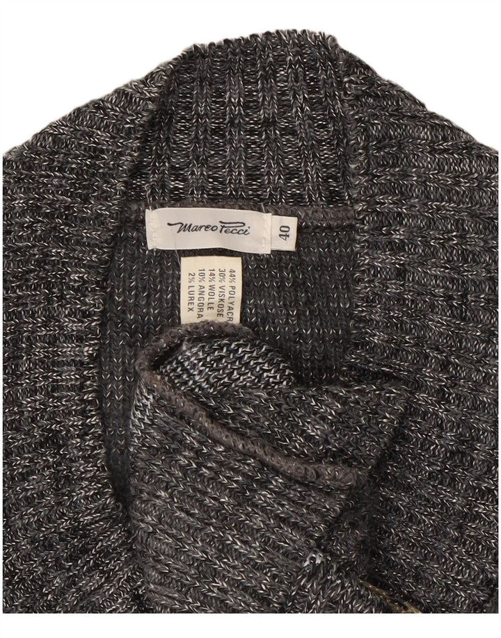 Marco Pecci Pull col V pour homme UK 40 Gris moyen Fair Isle