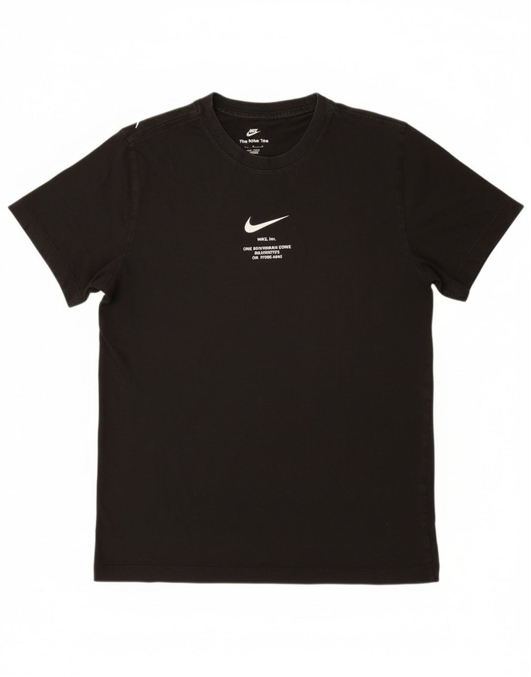 Nike T-shirt graphique pour homme en coton noir moyen