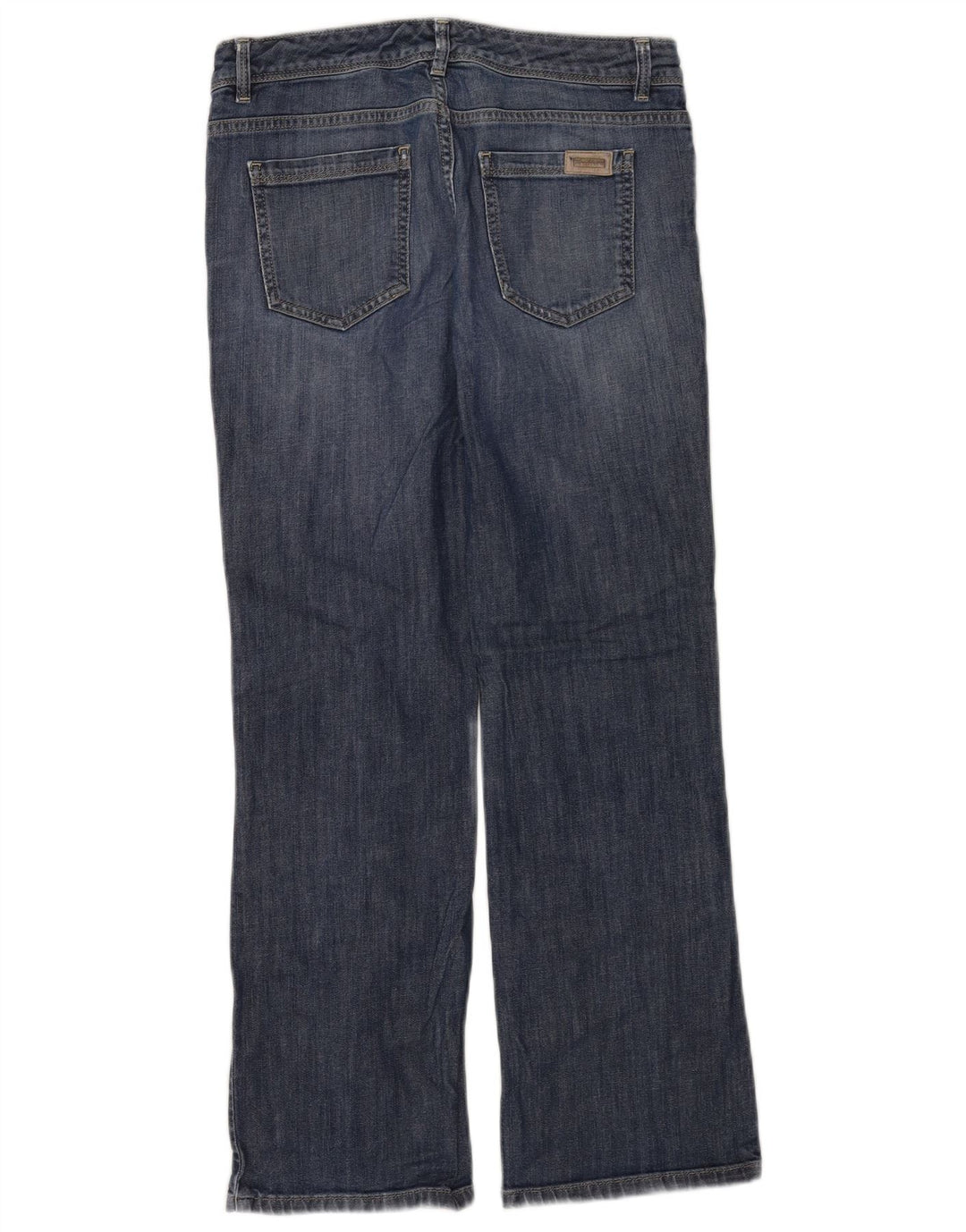 MARKS & SPENCER Jean bootcut autographe pour femme UK 10 Small W28 Bleu Coton