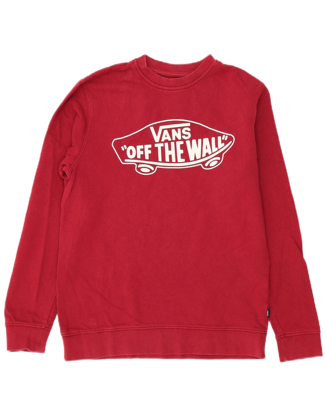 Vans Sweat-shirt graphique pour hommes, petit, bordeaux